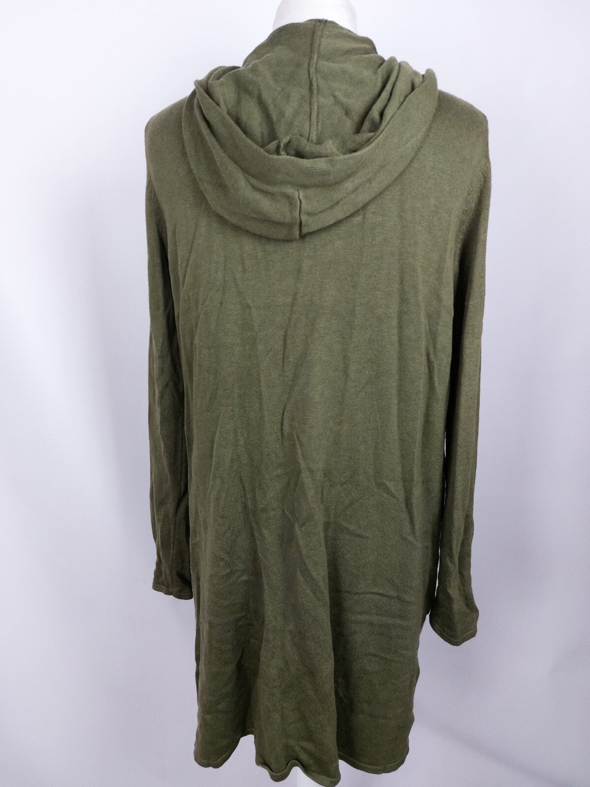 EK4817 Damen Strickjacke von cést Paris, olivgrün, Gr. 346