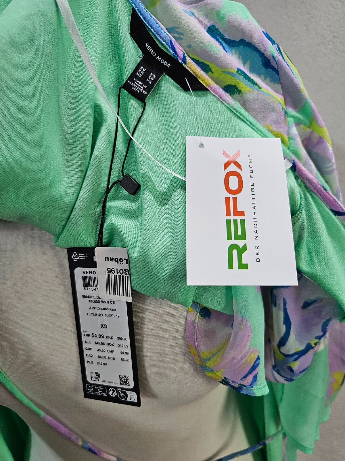 EK2220 Damen Kleid von Vero Moda, grün, Gr.XS8