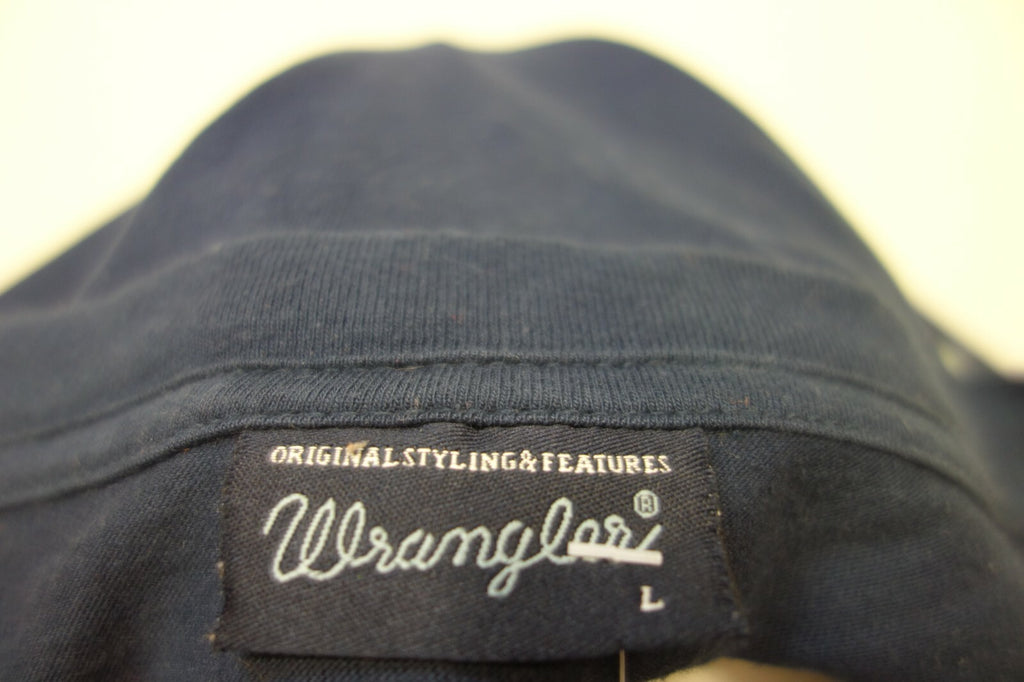 EK0464 Herren T-Shirt von Wrangler, gestreift, blau, L4