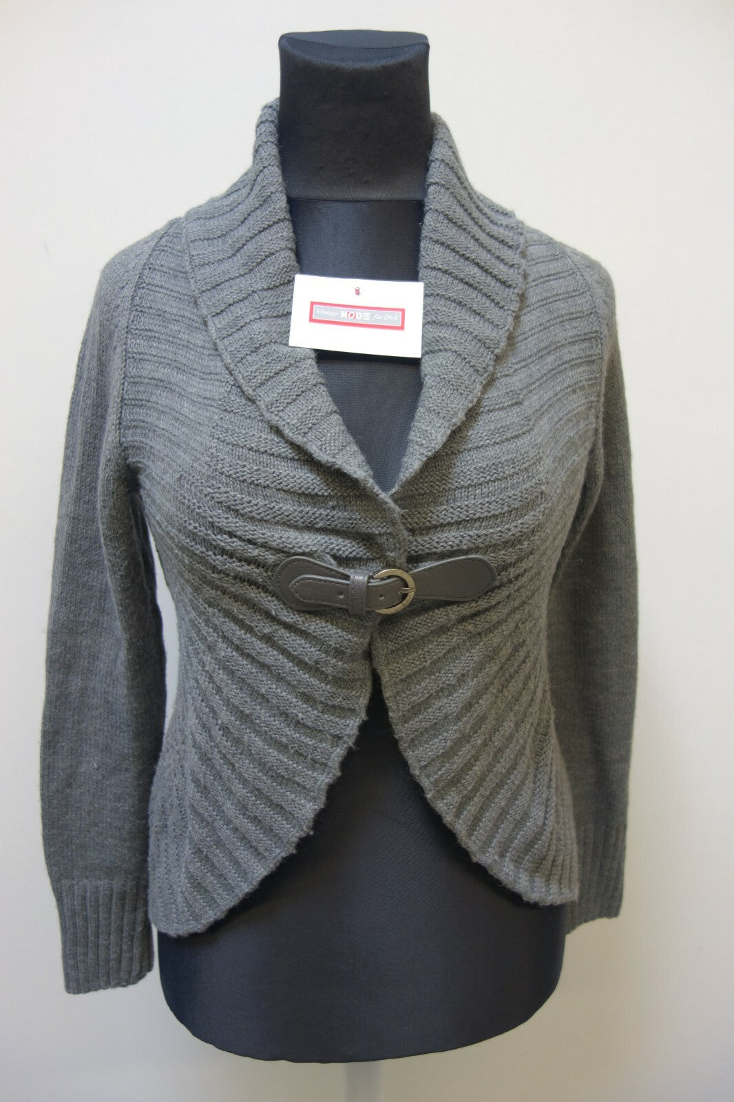 EK1075 Damen Strickjacke von Tom Tailor, grau, Gr. L0
