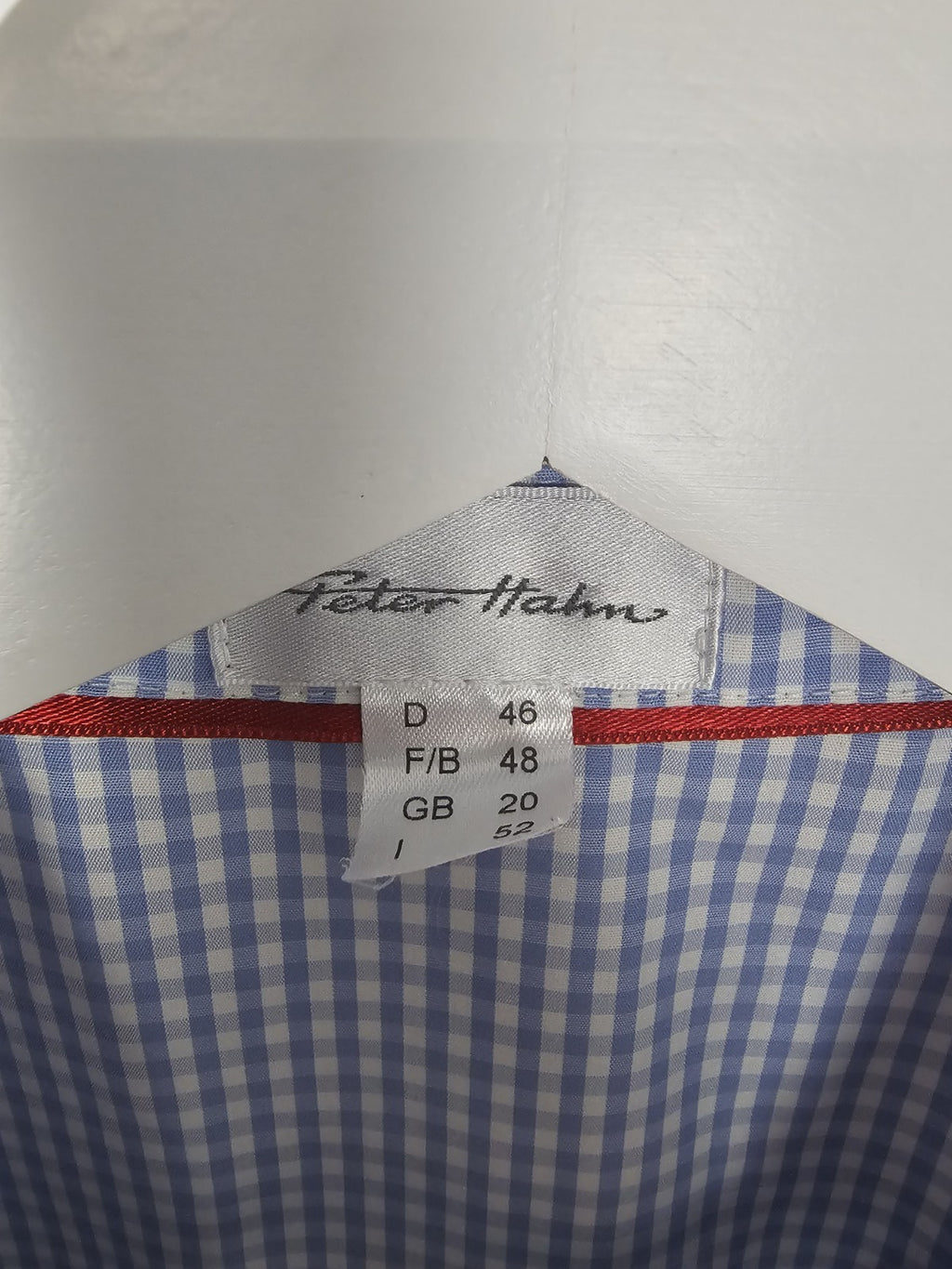 Eak8755 Herren Hemd von Peter Hahn, Blau, Gr. 462