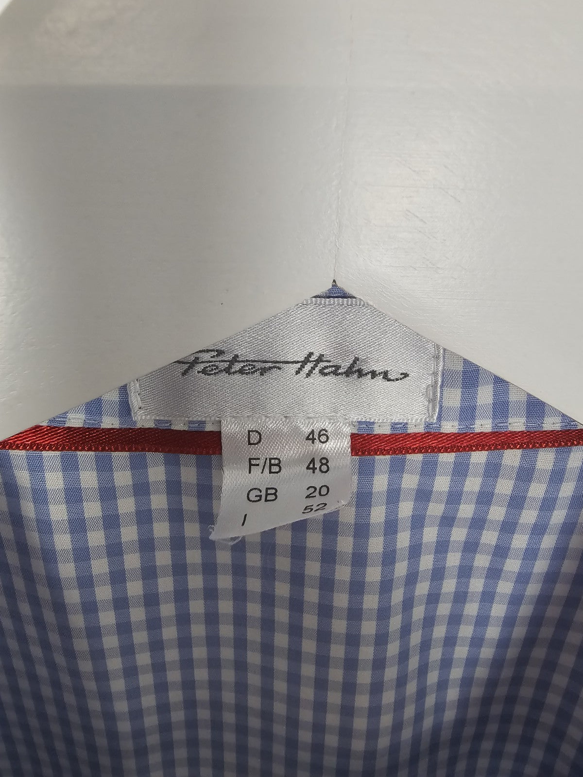 Eak8755 Herren Hemd von Peter Hahn, Blau, Gr. 462