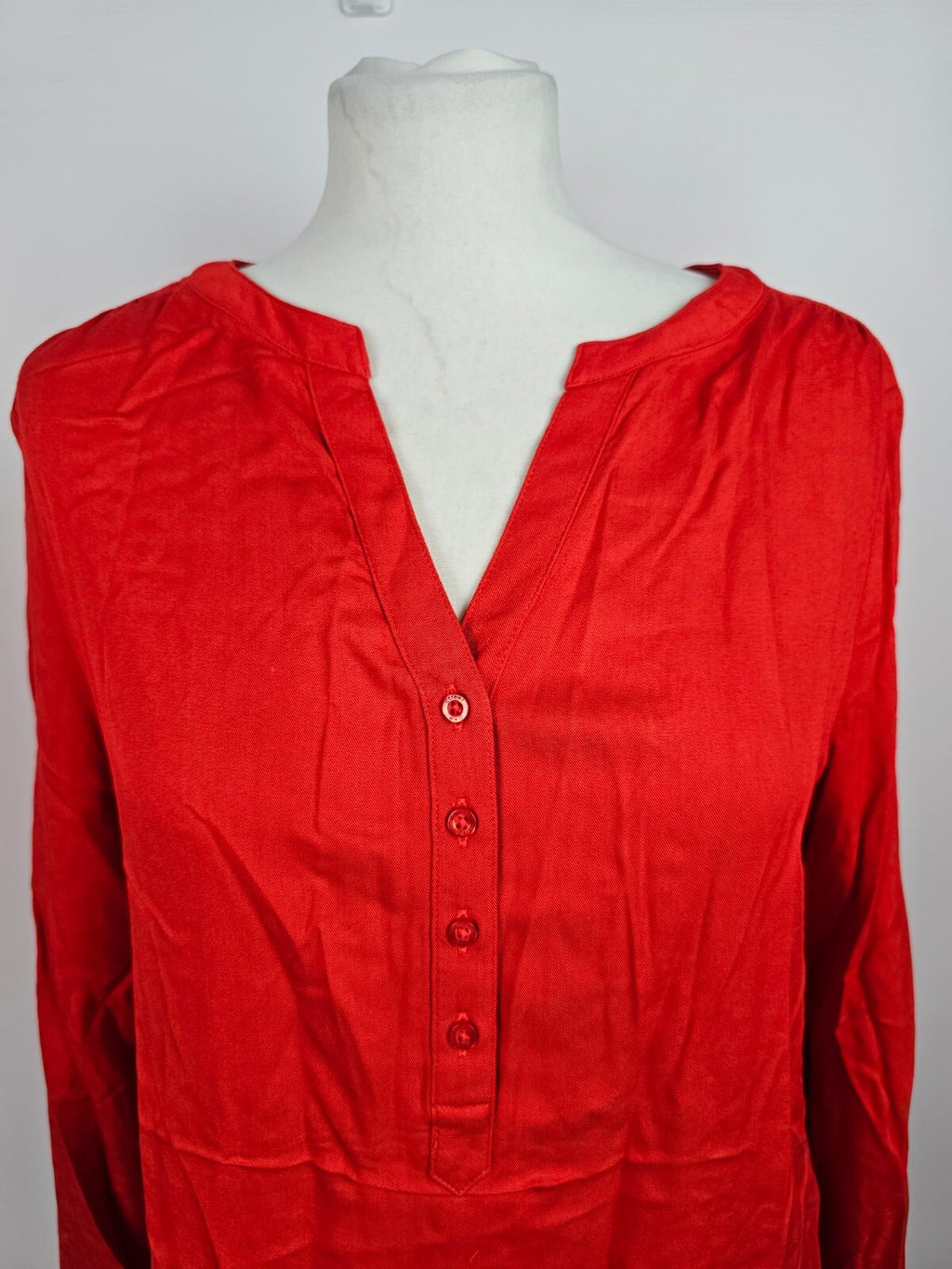 EK5699 Damen Bluse von Street One, orangerot, Gr. 381