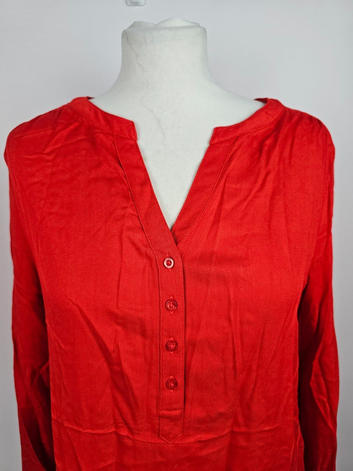 EK5699 Damen Bluse von Street One, orangerot, Gr. 381