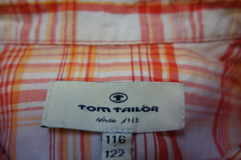 EK2080 Mädchen Bluse von Tom Tailor, kariert,  gr. 116/1224