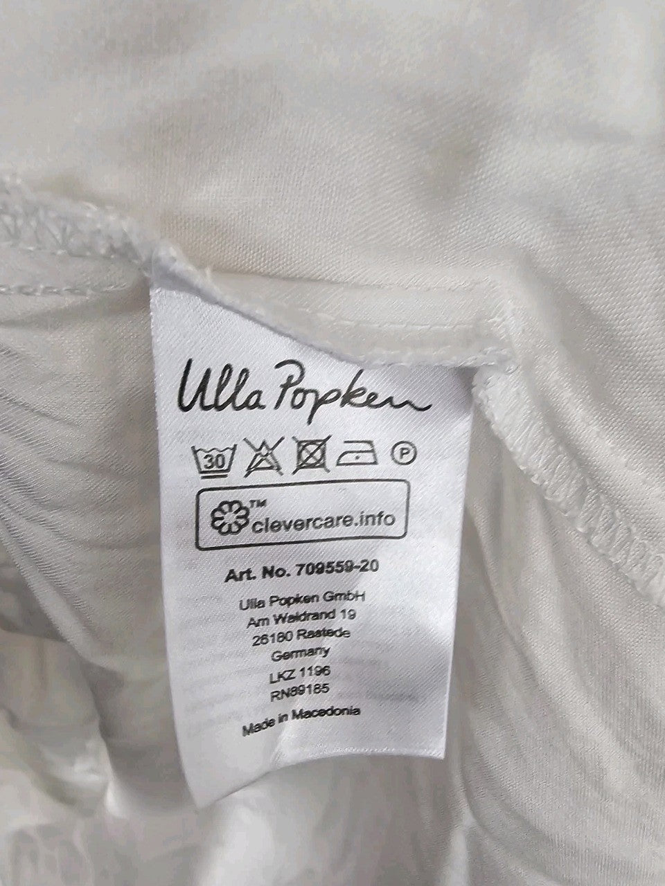 EK8452 Damen Bluse von Ulla Popken, Weiß, Gr.46/483