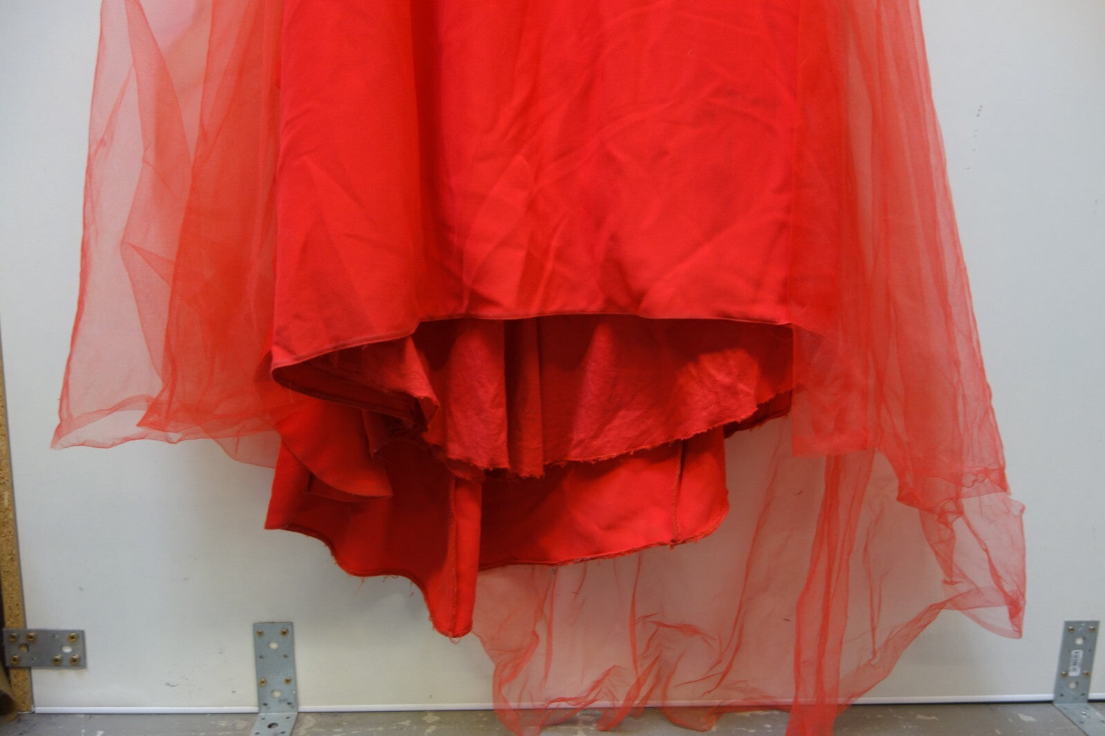 EK2332 Damen Kleid von Dayi Butik, Gr. 40 rot2