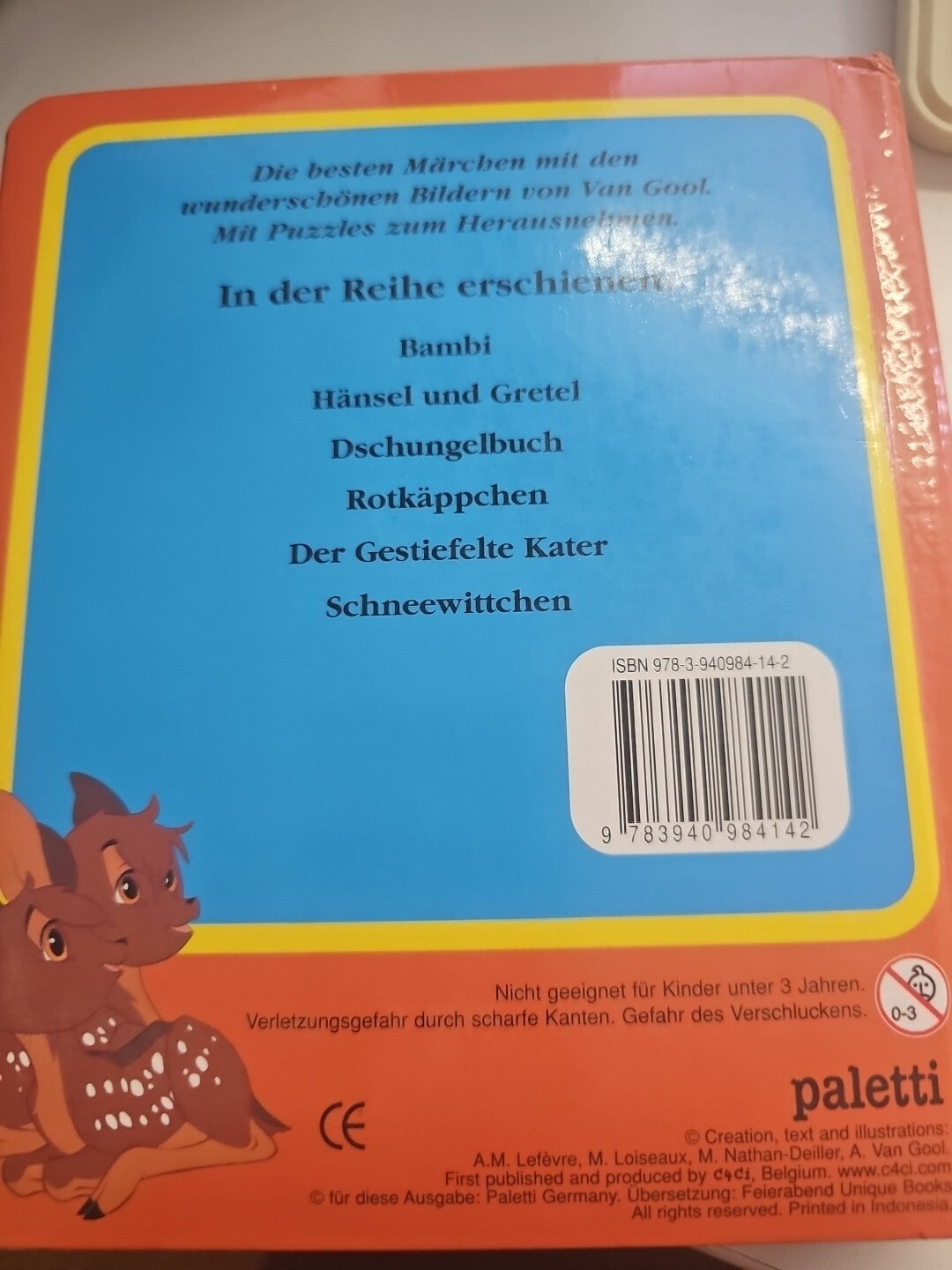 EB 670 Bambi 1 Buch mit 6 Puzzles1