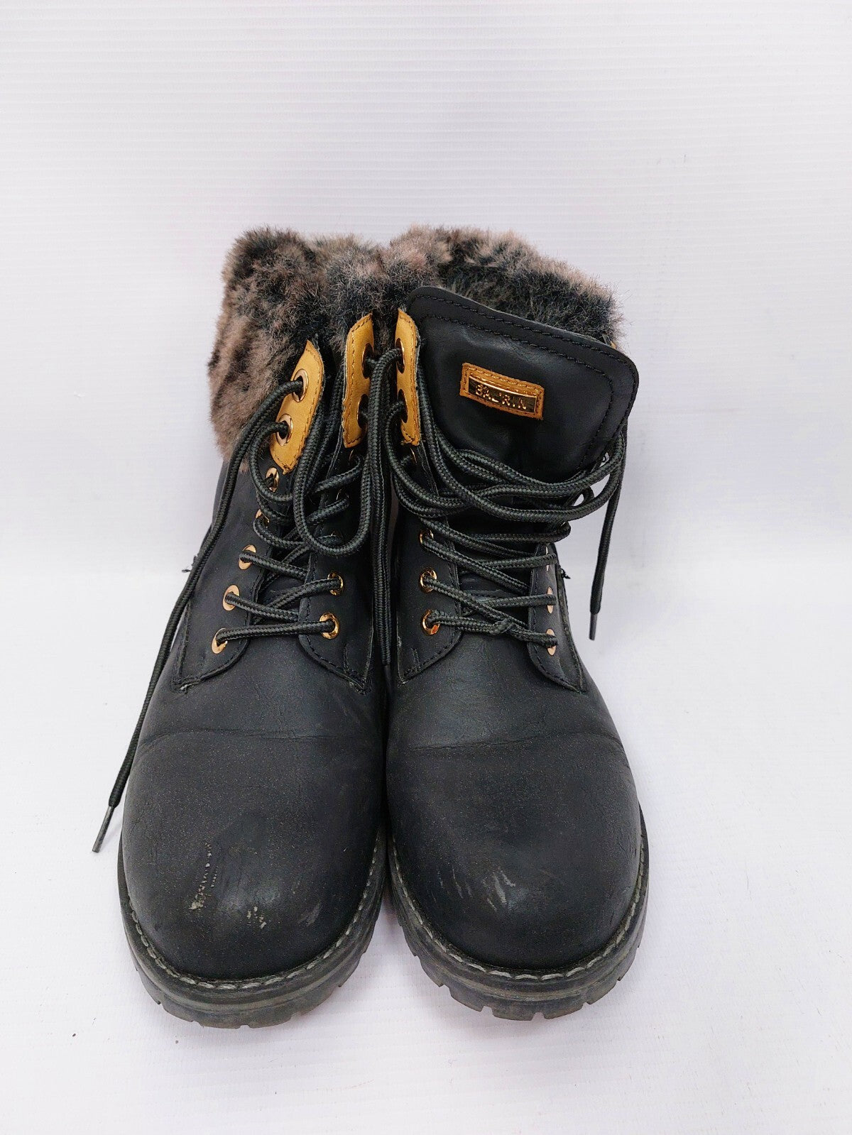 ES0553 Damen Stiefeletten von Bal´rin, schwarz, Gr. 39 gefüttert0