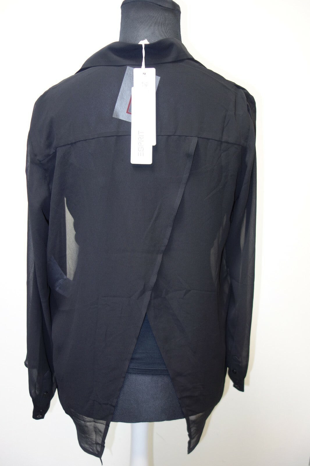 EK0864 Damen Bluse mit Top von Esprit, schwarz, 365