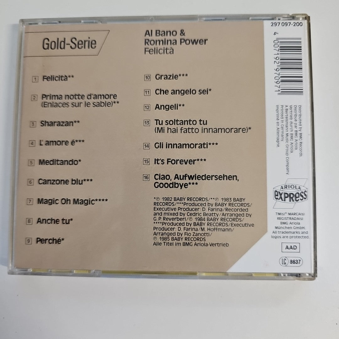EB3179 Felicità von Al Bano & Romina Power  (CD, 1988)2