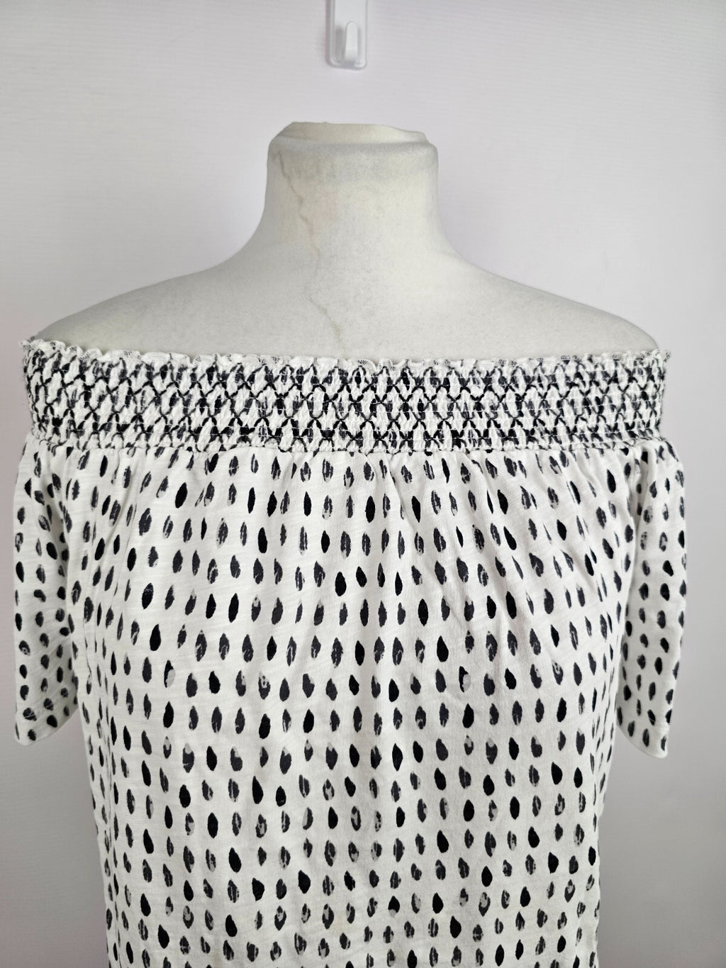 EK4136 Damen Bluse von Street One, weiß-schwarz, Gr.401