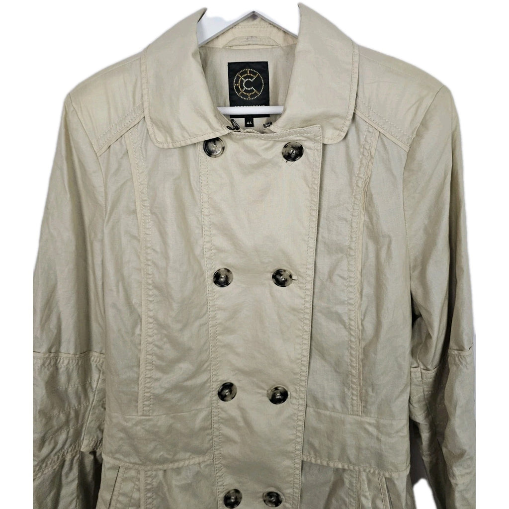 EK9172 Damen Trenchcoat von Creenstone, Beige, Gr. 441