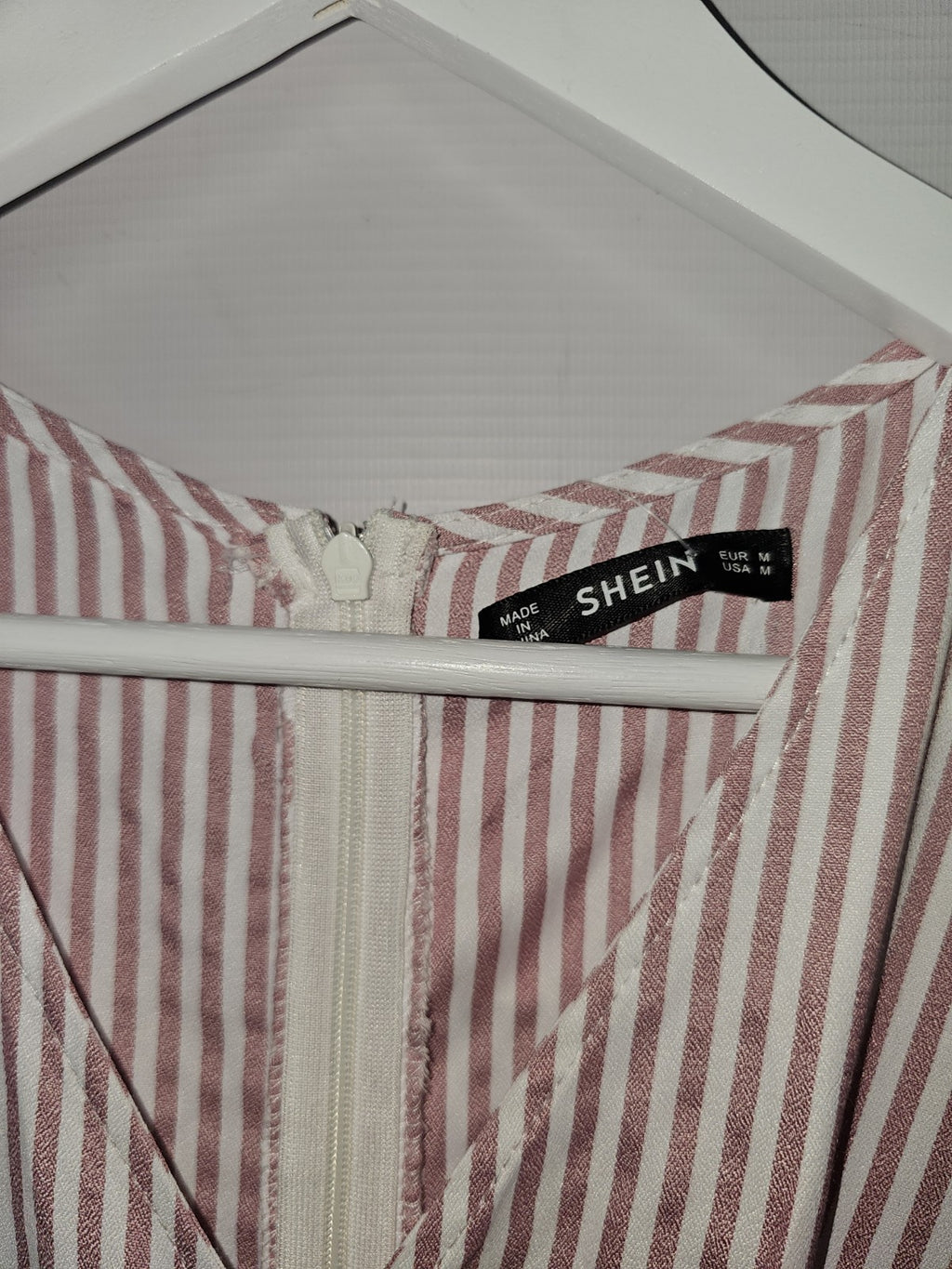 EK9378 Damen Kleid von Shein, Weiß/Rosa, Gr. M2