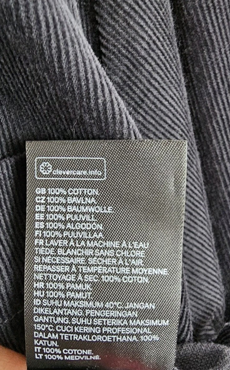 EK8662 Damen Bluse von H&M, blau, Gr.XL5
