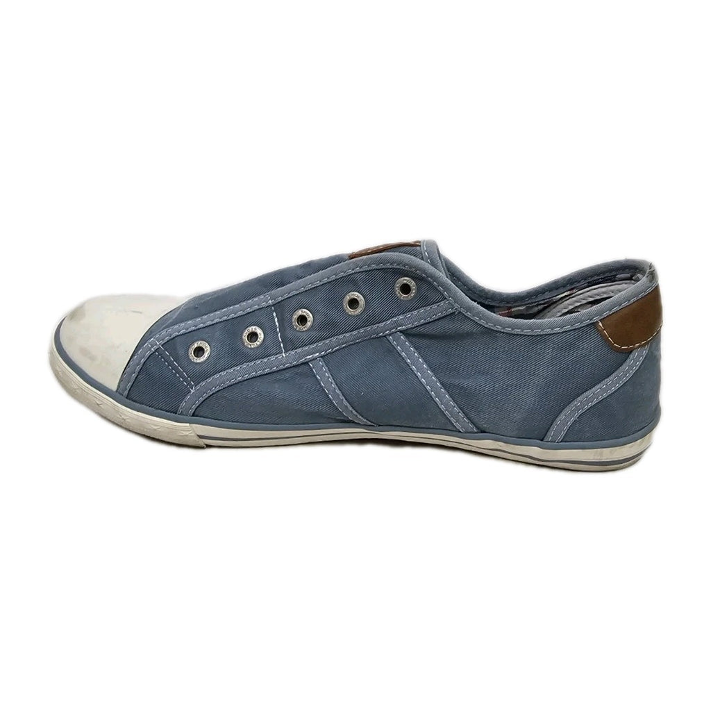ES877 Herren Halbschuhe von Mustang, Blau, Gr. 415