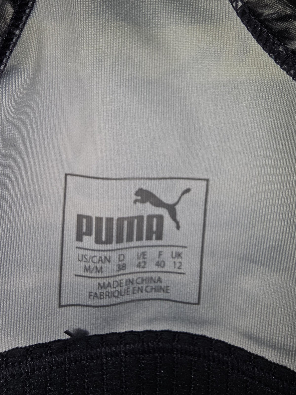 EK11193 Damen Sport BH von Puma, grau, Gr.382