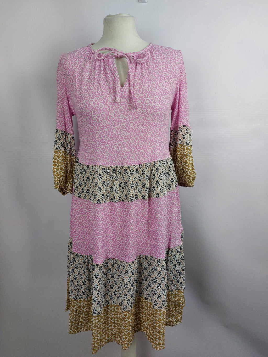 EK4465 Damen Kleid von M&S, mehrfarbig, Gr. 8 (36)0