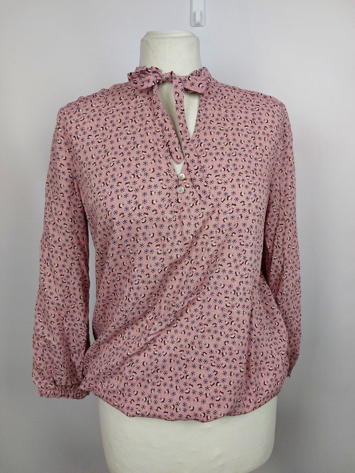 EK4055 Damen Bluse von Esprit, rosa mit Blümchen, Gr. XS0