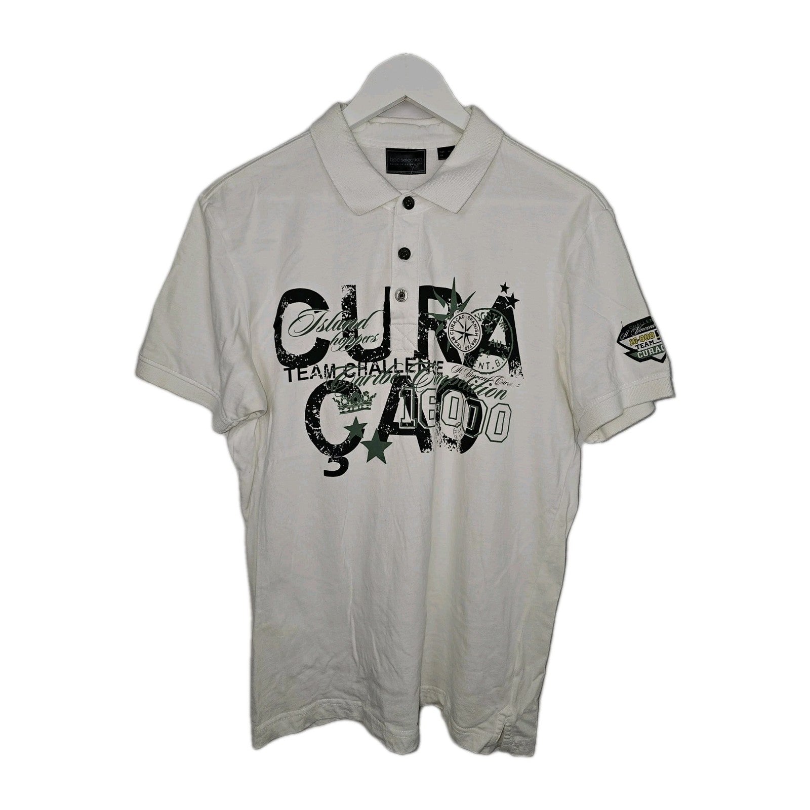 EK8324 Herren T-Shirt von Bonprix, weiß, Gr.48/500
