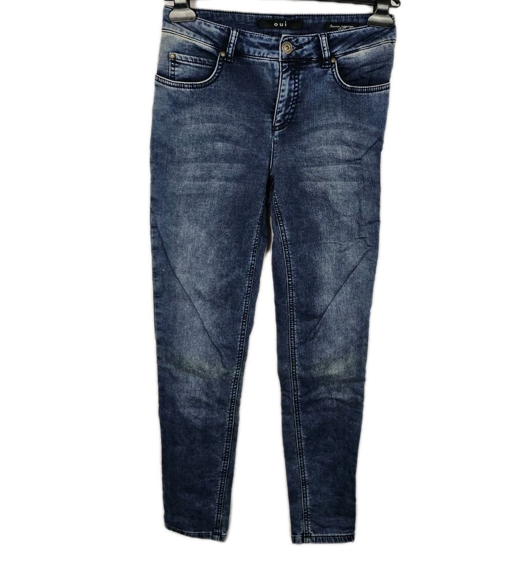 EK9137 Damen Jeans von Oui, blau, Gr.360