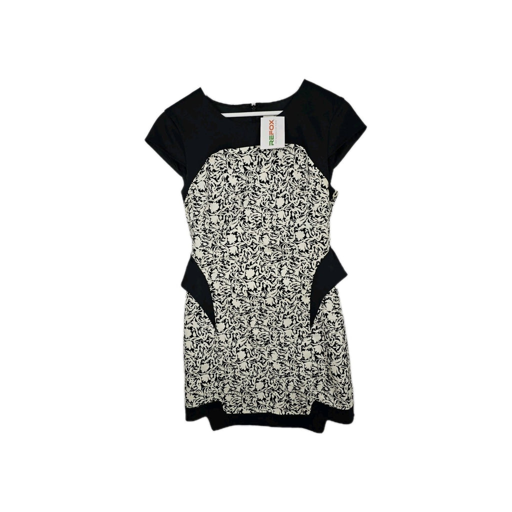 EK10651 Damen Kleid Robert Rodriguez Gr.M Weiß Brustumfang 34cm Länge 59cm 0