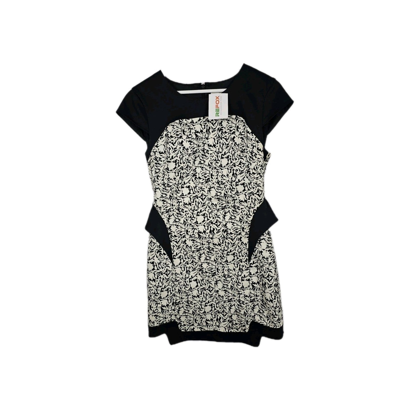 EK10651 Damen Kleid Robert Rodriguez Gr.M Weiß Brustumfang 34cm Länge 59cm 0
