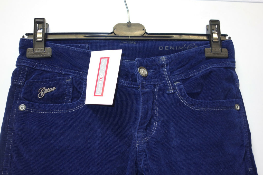 EK0875 Damen Kordhose von G Star Raw Denim, blau, Gr 26; L321