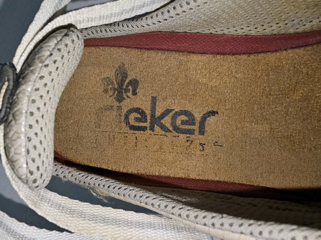 ES263 Damen Halbschuh von Rieker, grau, Gr.374