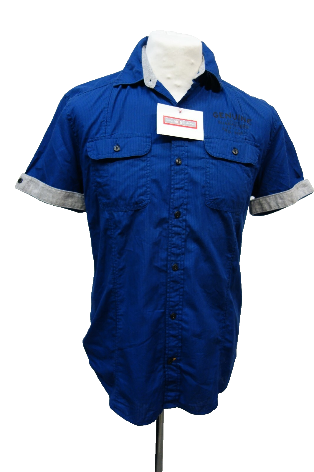 tolles Herren  Hemd von s. Oliver  Gr S in blau kurz arm  EK07632