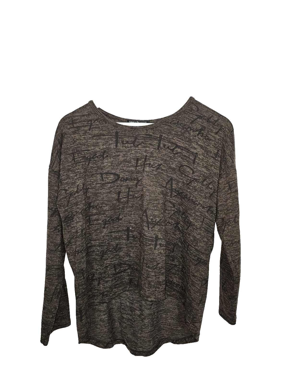 EK7398 Damen Sweatshirt von Emma Giovannini, Braun, Gr.M0