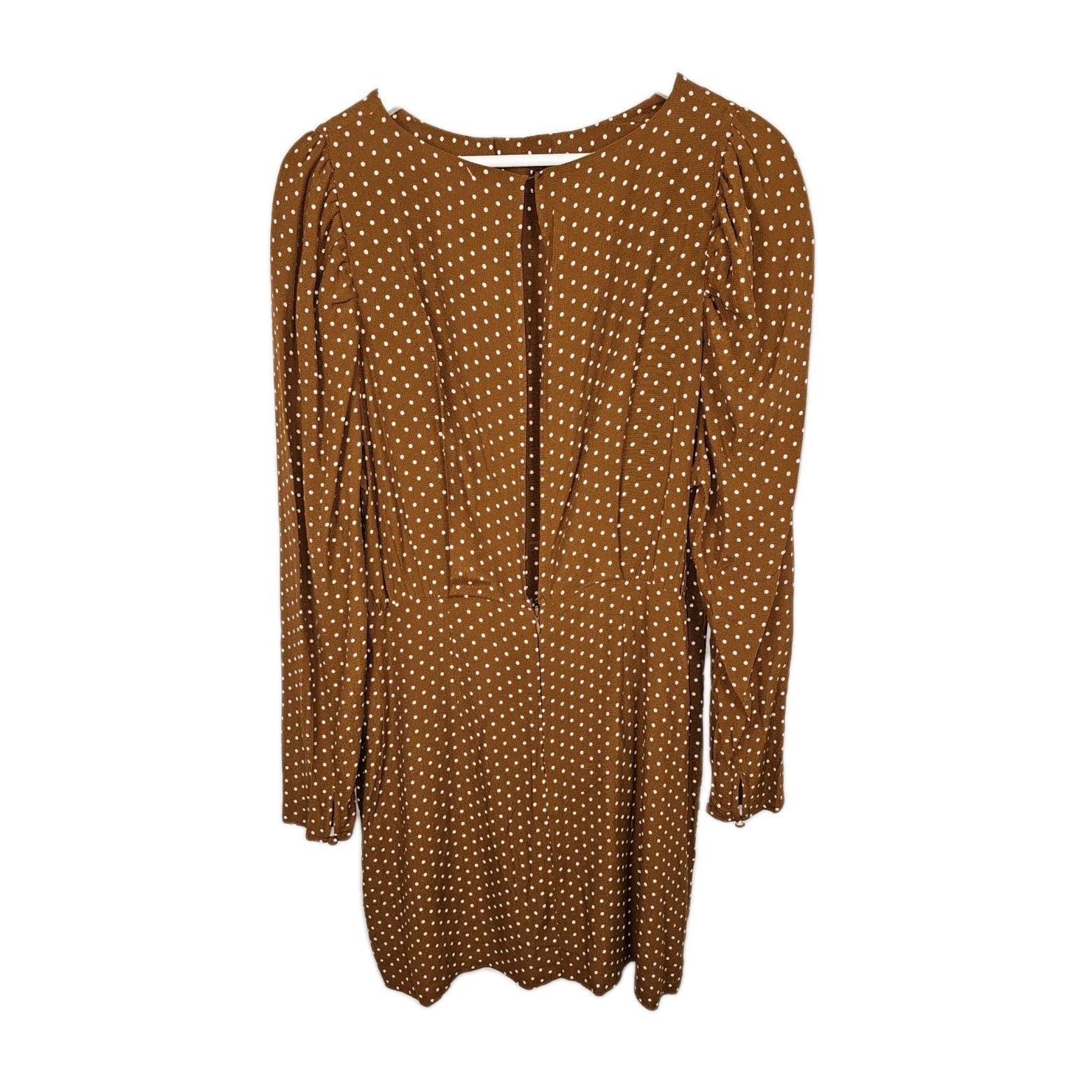 EK8149 Damen Kleid, braun, Gr.L1