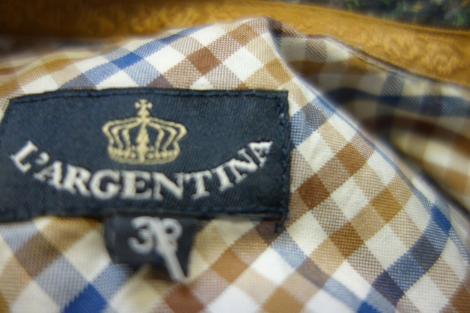 EK0210 Damen Bluse von L´Argentina, kariert, Gr. 387
