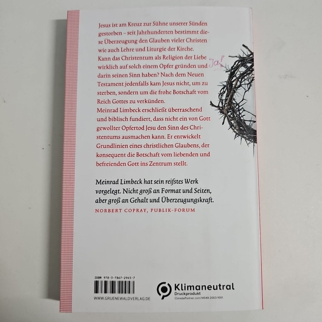 EB1781 Abschied vom Opfertod von Meinrad Limbeck (2012, Taschenbuch)1
