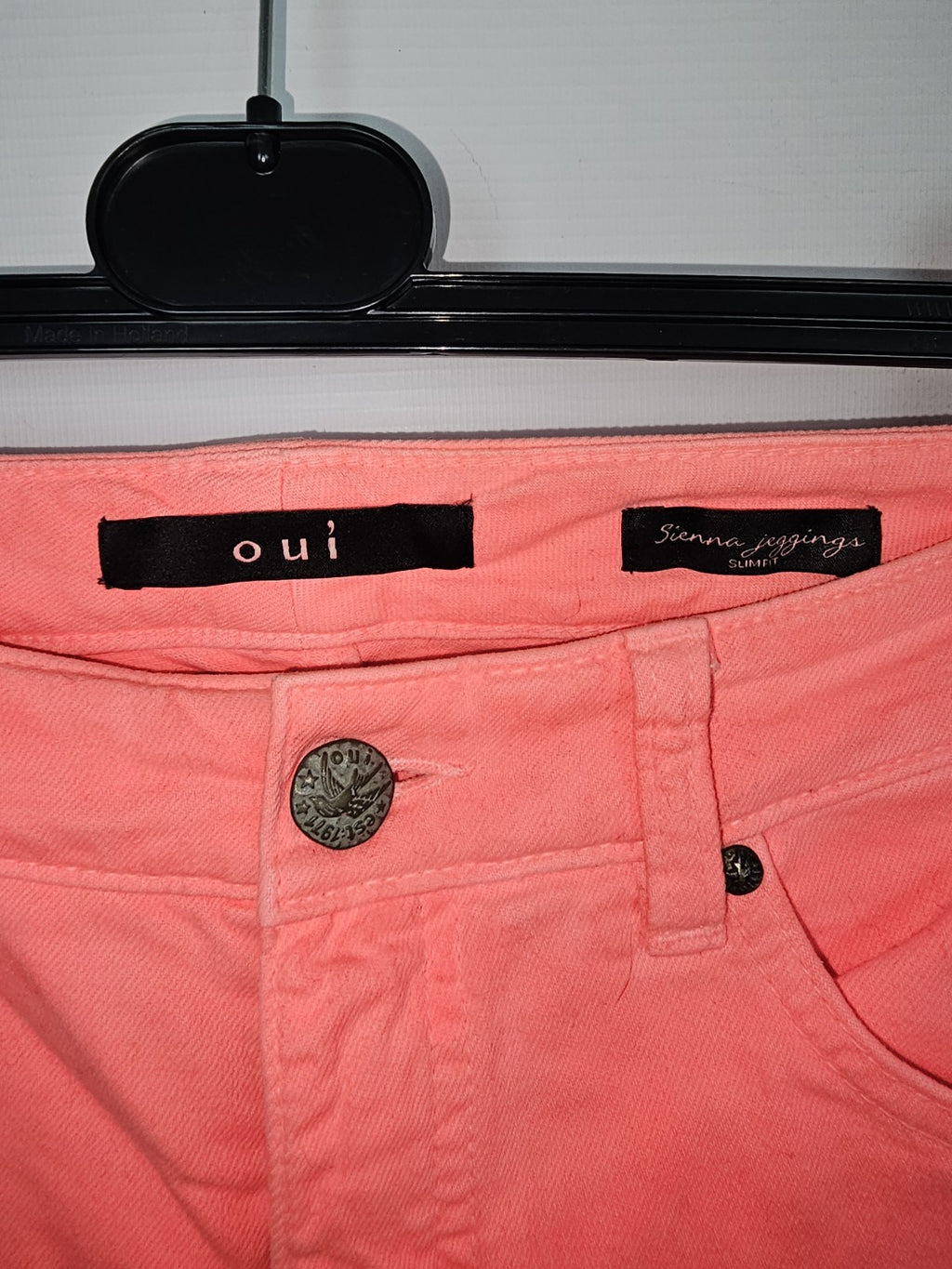 EK8568 Damen Jeans von Oui, Neon Orange, Gr. 342