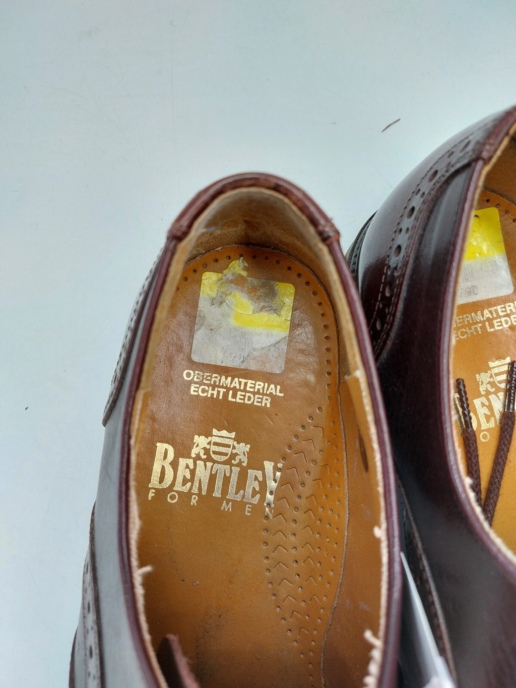 ES0593 Herren Halbschuhe von Bentley, pflaume, Gr. UK75