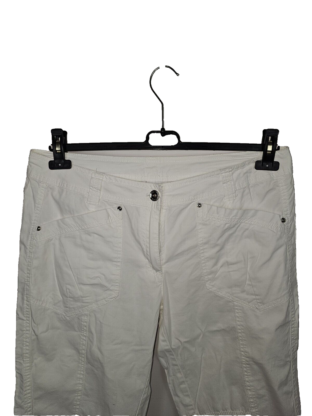 EB6266 Damen Shorts von Up 2 Fashion, Weiß, Gr. 421