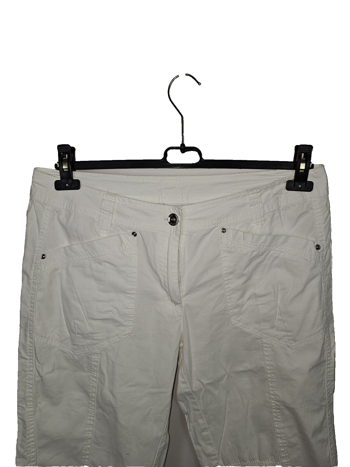 EB6266 Damen Shorts von Up 2 Fashion, Weiß, Gr. 421