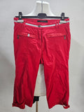 EK1204 Damen 3/4 Hose von Navigazione, rot, Gr. 360