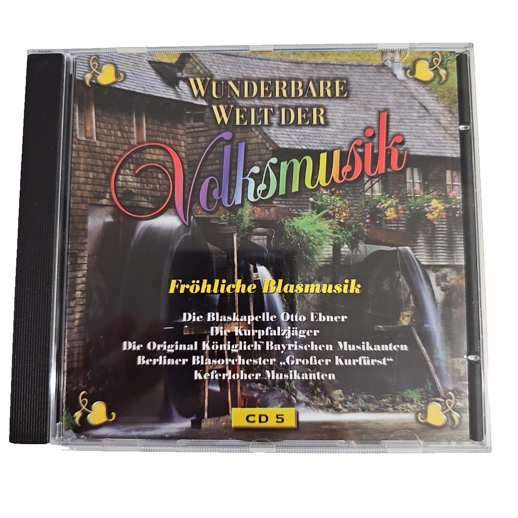 EB2683 NEU, OVP 5-CD-Box - Wunderbare Welt der VOLKSMUSIK - EAN: 7432179054224