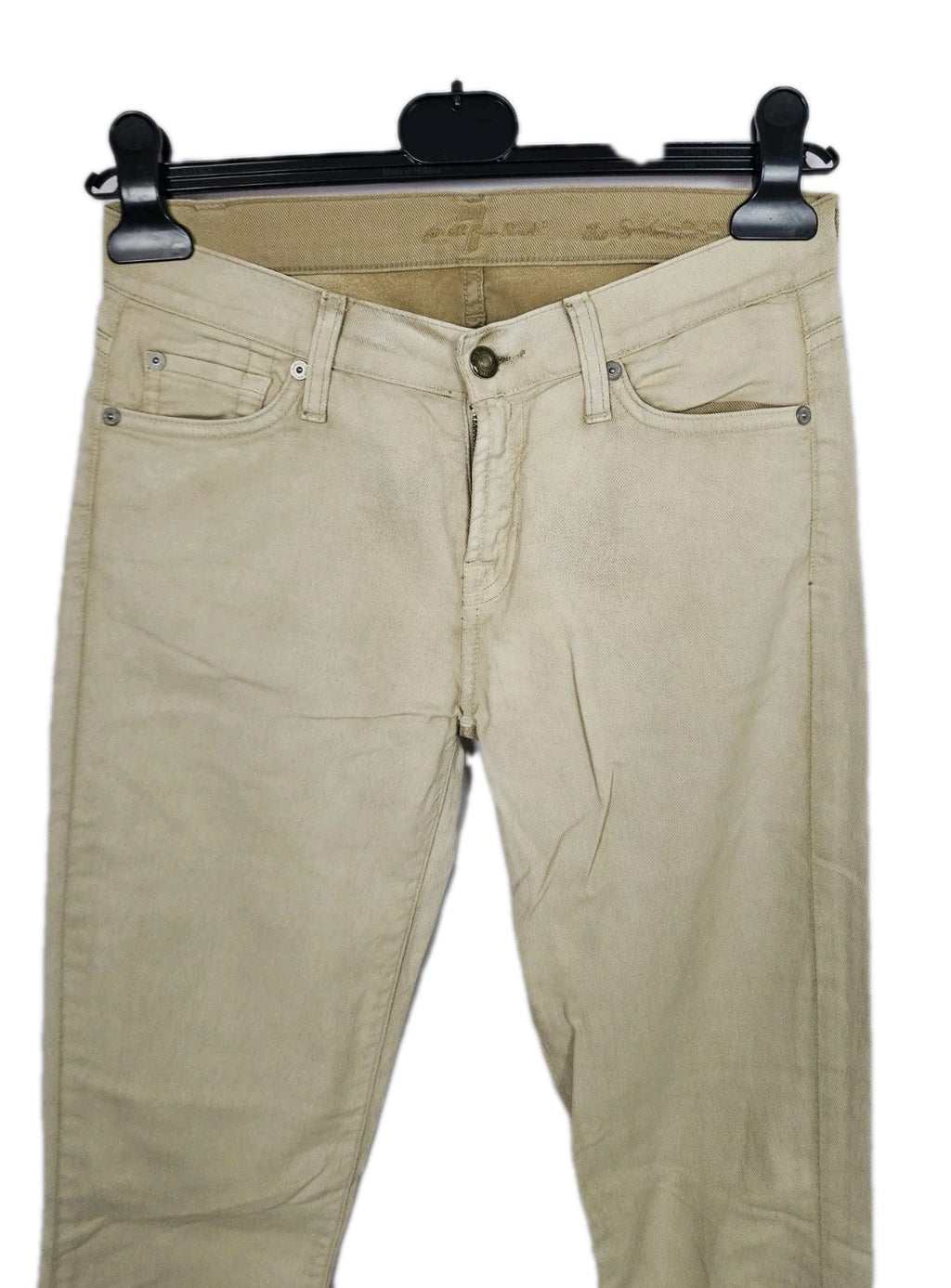 EK9595 Damen Jeans von 7 for All Mankind, Beige, Gr. 261
