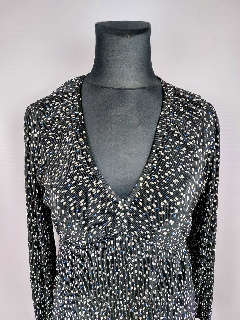 EK5043 Damen Kleid von Tramontana, schwarz mit Punkten, Gr. 381