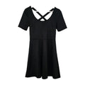 EK11279 Damen Kleid, Schwarz, Gr. S0