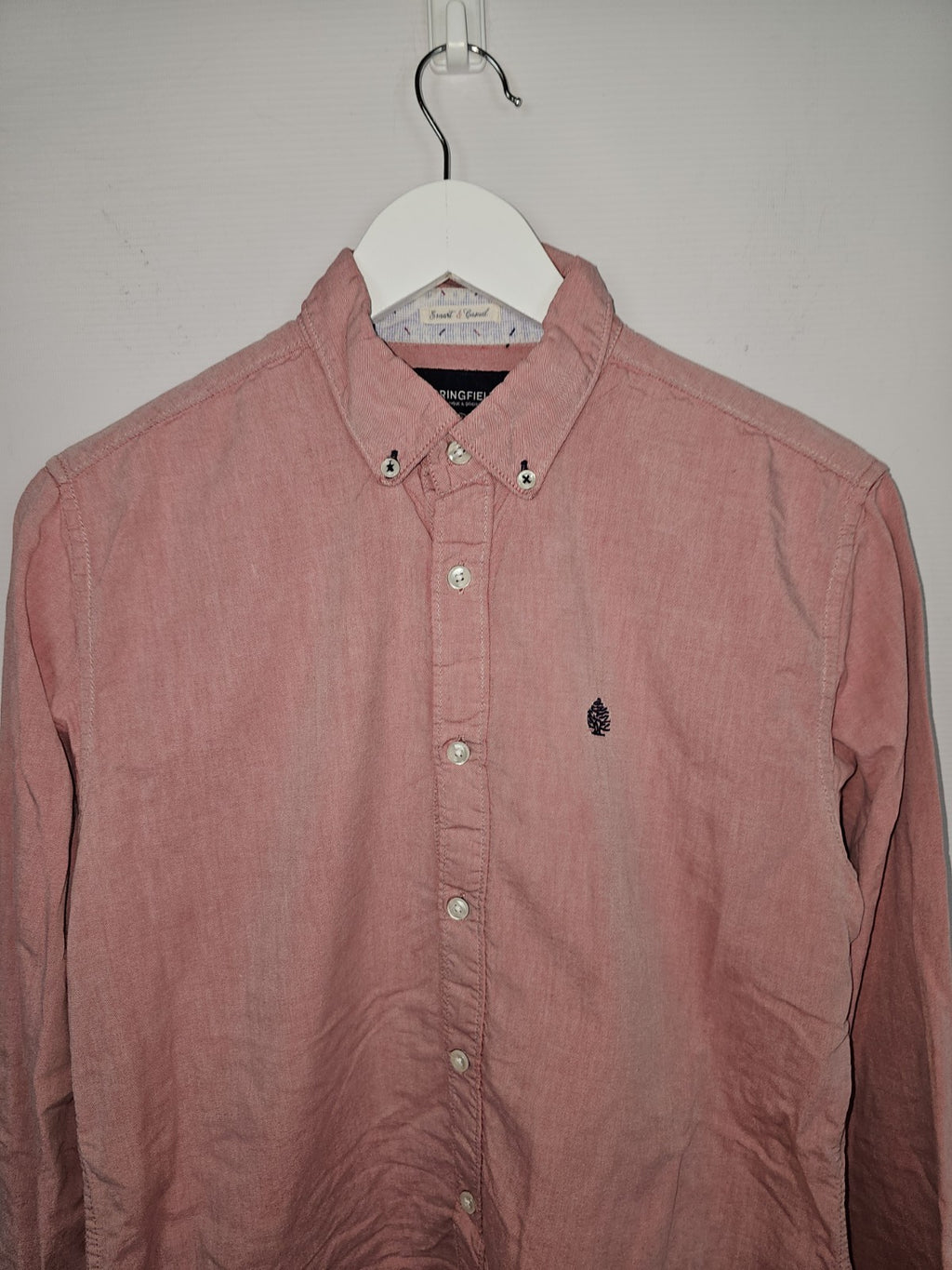 EK8365 Herren Hemd von Springfield, Rosa, Gr. M1