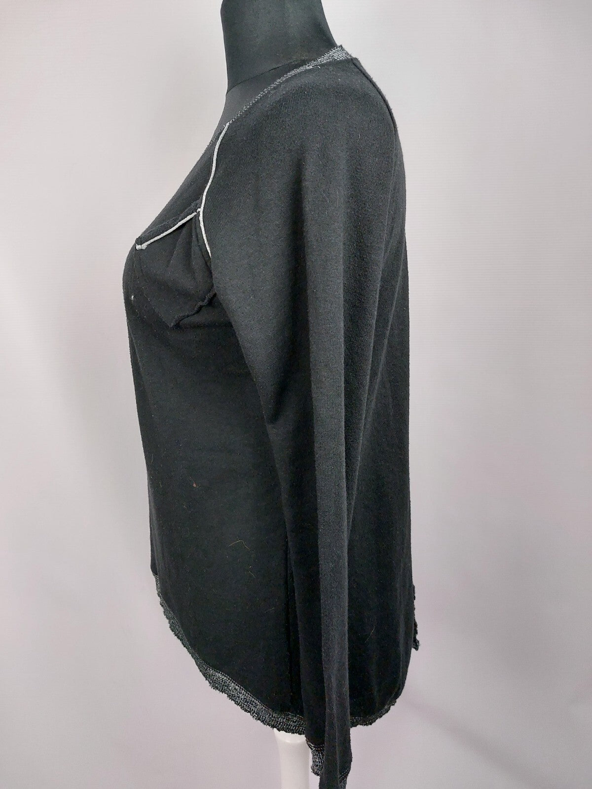 EK3434 Damen Pullover von Uldahl, schwarz, Gr. ca. 504