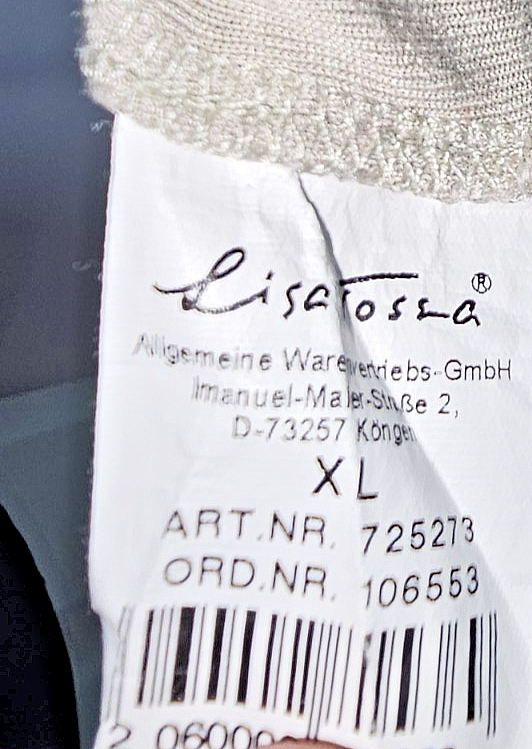 EK8609 Damen Bluse von Lisa Tossa, Beuge, Gr.xl3