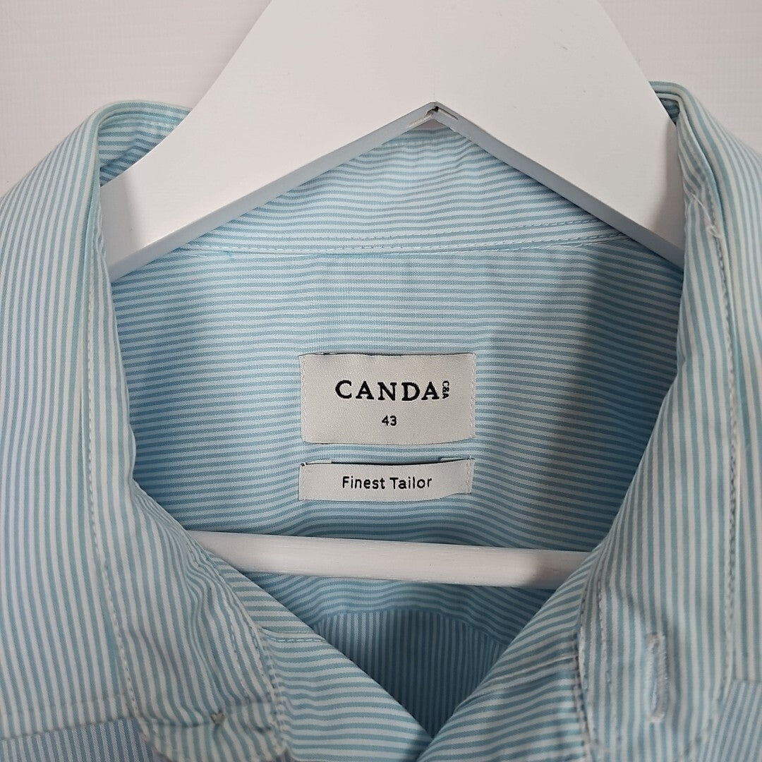 EK1649 Damen Bluse Von Canda C&A, Hellblau, Gr.432