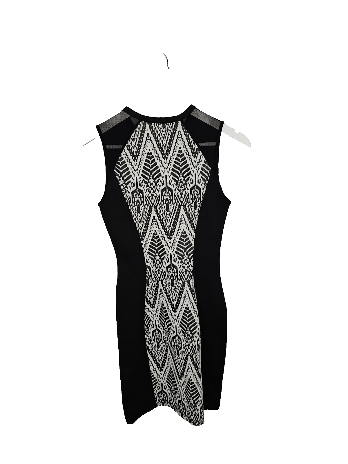 EK7082 Damen Kleid von H&M, Schwarz/weiß, Gr.343