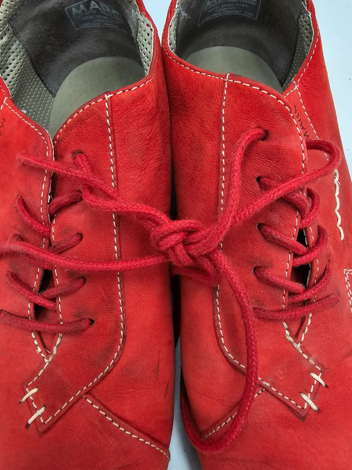 ES0028 Damen Halbschuh von Marc, rot, Gr.403