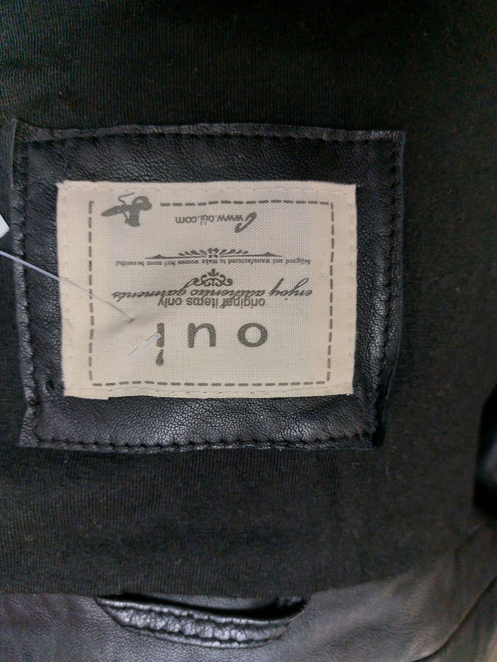 EK1491 Damen Blazer von Oui, schwarz, Gr.40 Echt Leder5